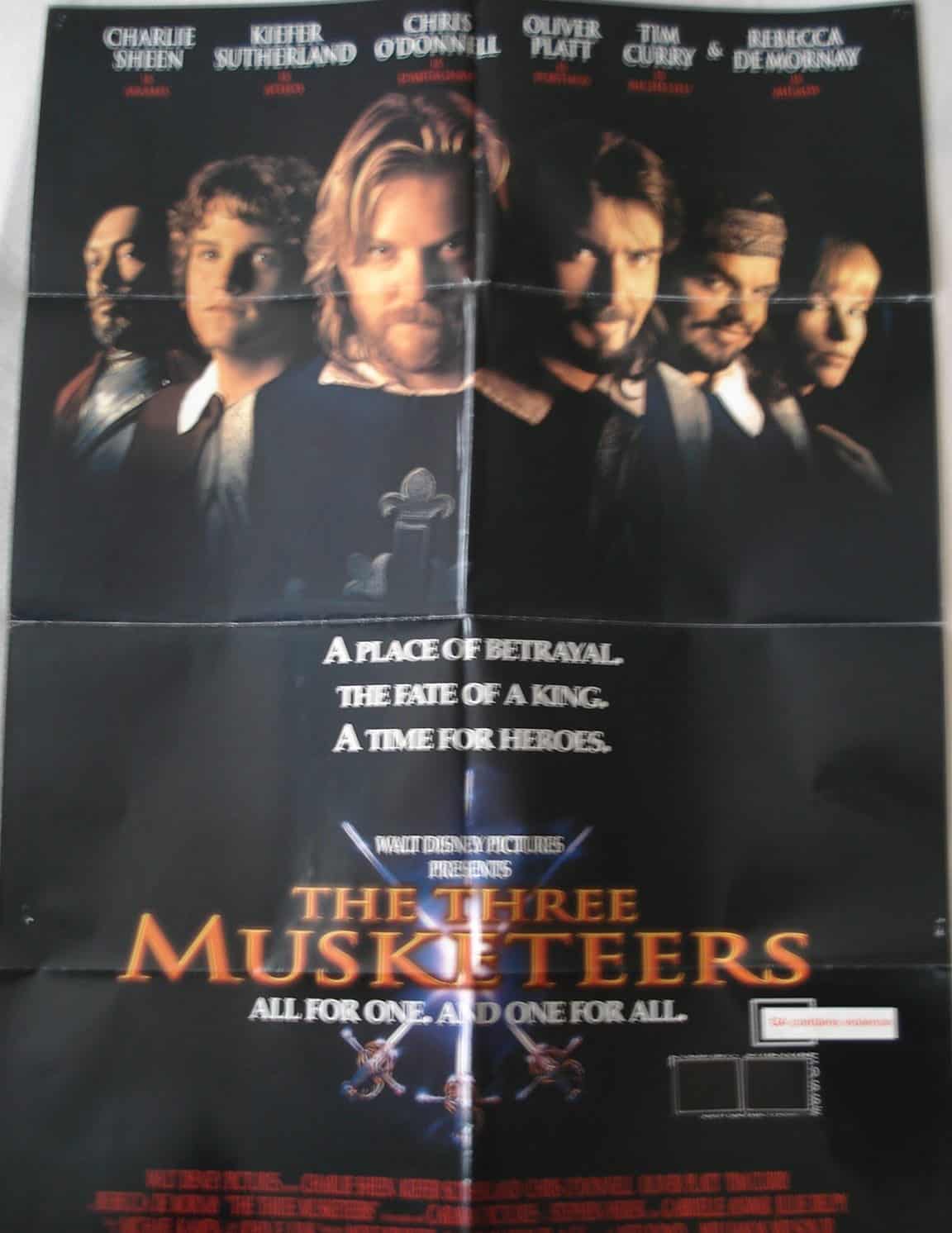 THE THREE MUSKETEERS movie poster