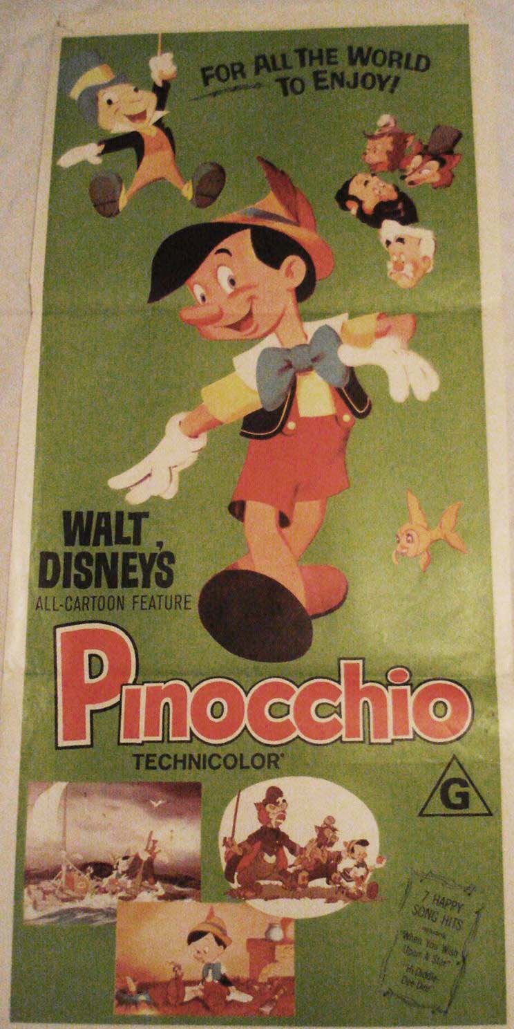 PINOCCHIO day bill movie poster