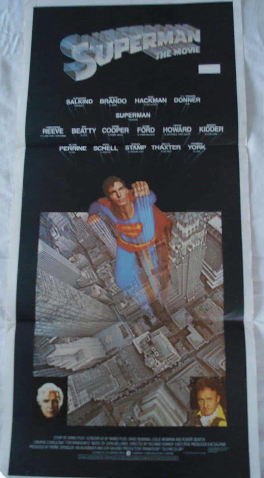SUPERMAN THE MOVIE movie poster