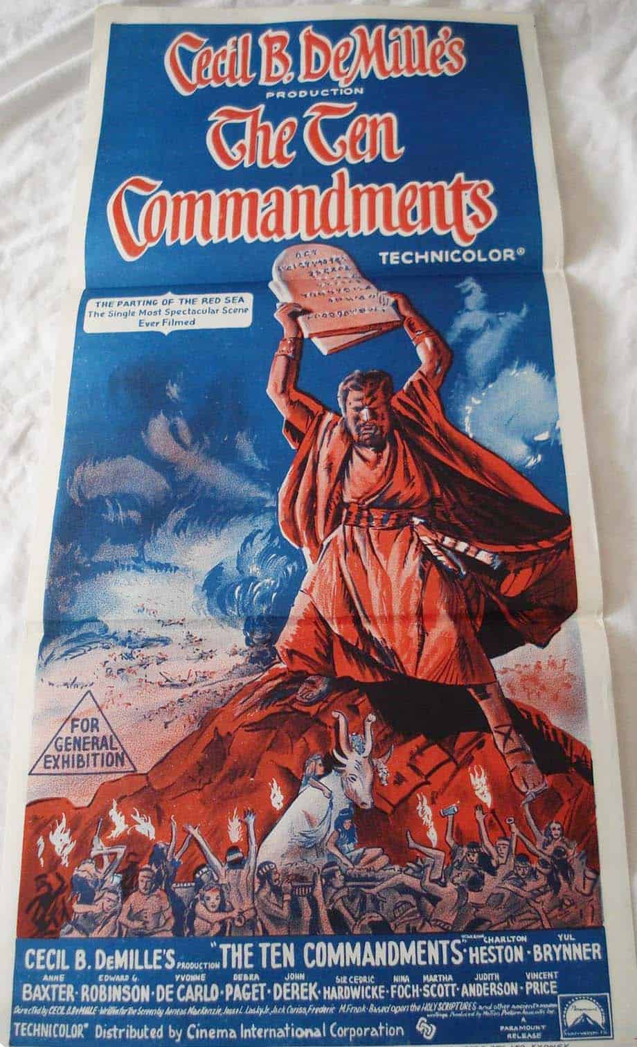 the ten commandments movie posters