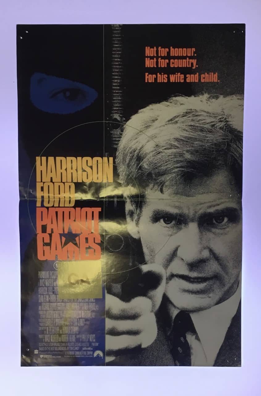 PATRIOT GAMES - Fred's Movie Poster